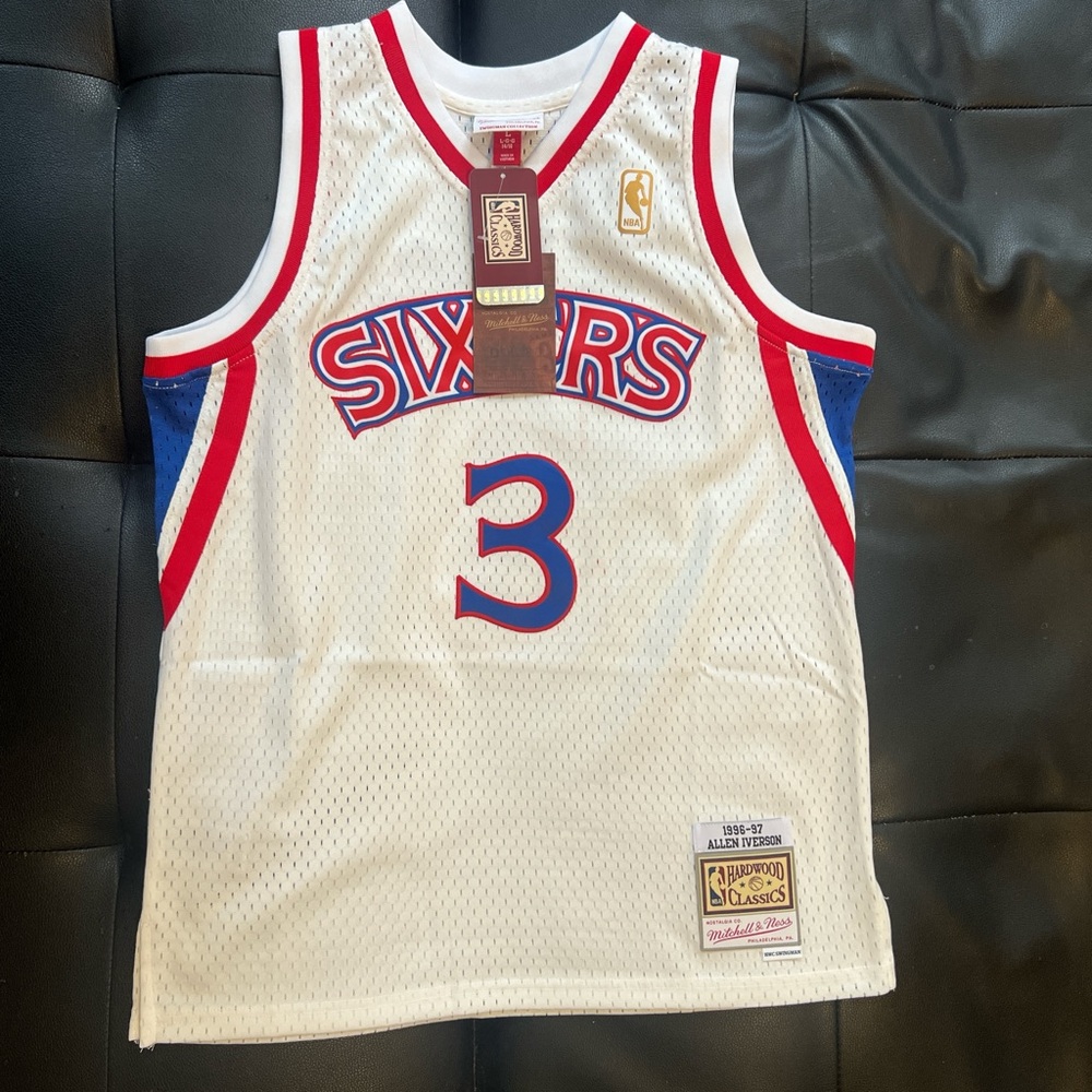 Sixers White Basketball Jersey
